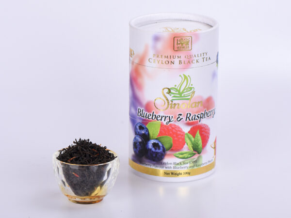 BLUEBERRY AND RASPBERRY TEA COMPOSITE CAN 100g